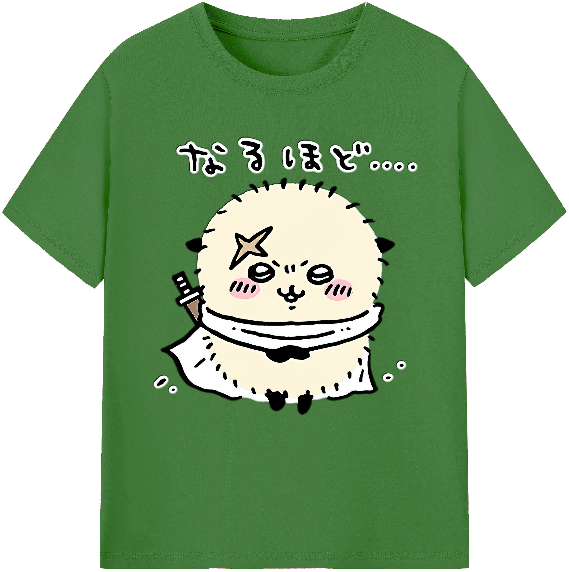 （画像用） ちいかわ ラッコ Chii-kawa Sea otter レディースカジュアルプリントTシャツ（綿100％）